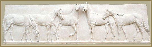  - Horse bas-relief